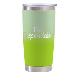 “I’m Dependable” ✨ Ombré & Solid Affirmation Cups